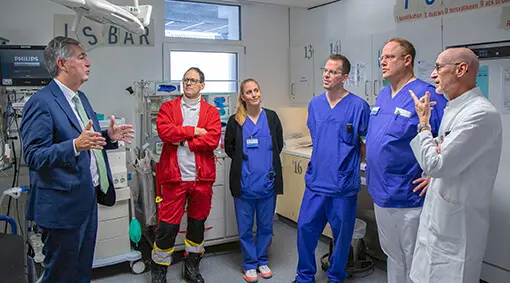 Besuch Landrat Notaufnahme Ludwigsburg Besuch Landrat Notaufnahme Ludwigsburg