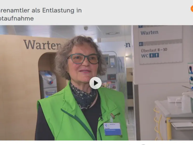 Mitarbeiterin ehrenamtliches Notaufnahmebegleitteam, Klinikum Ludwigsburg 