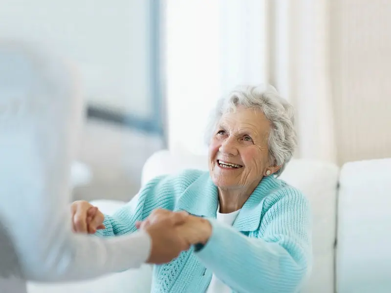 Geriatrie Alte Frau 