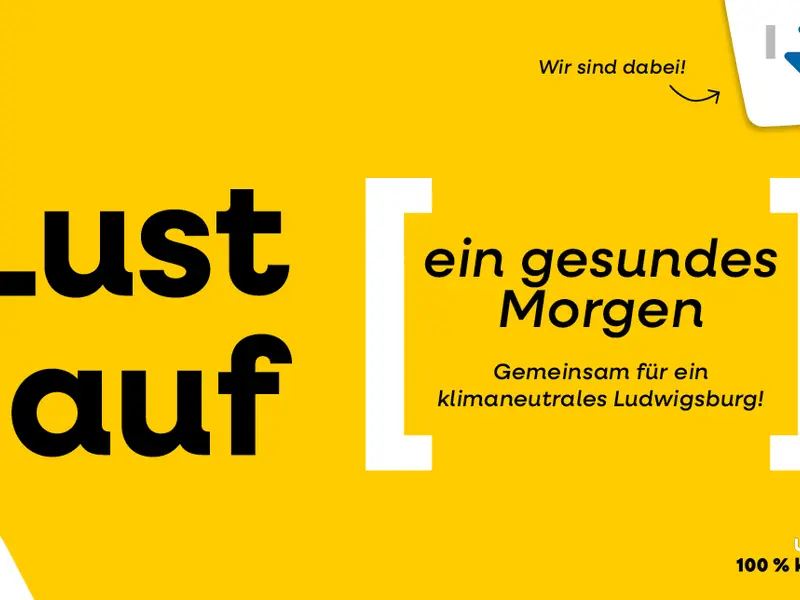 Flyer Lust auf [ein gesundes Morgen], Kampagne für Klimaneutralität 