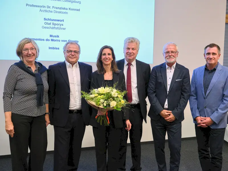 Begrüßung von Prof. Dr. Franziska Konrad, Ärztliche Direktorin Klinik für Anästhesiologie, RKH Orthopädische Klinik Markgröningen
