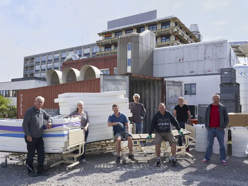 Ludwigsburg Patientenbetten für Afrika