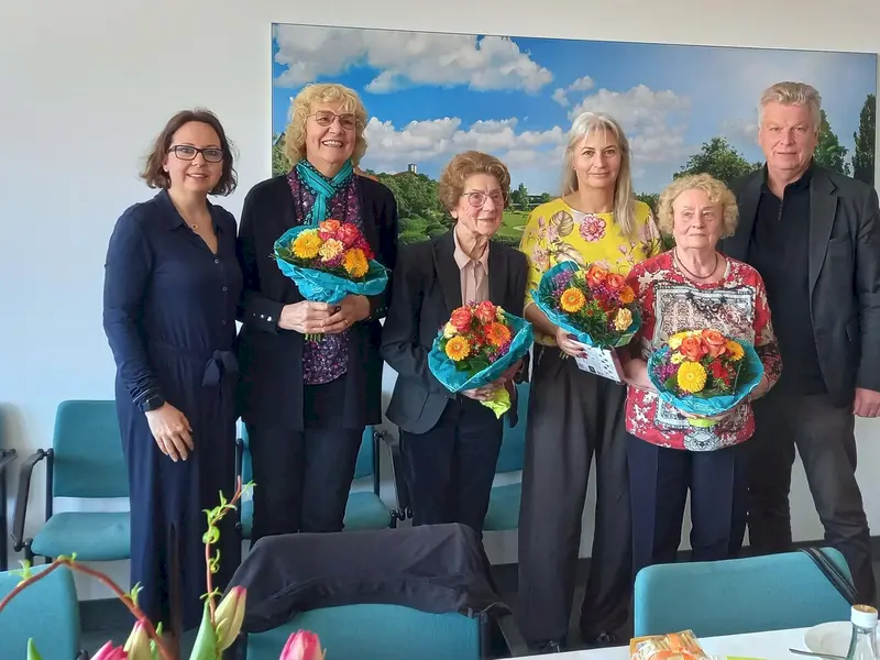 Ehrung grünes Team Bietigheim 