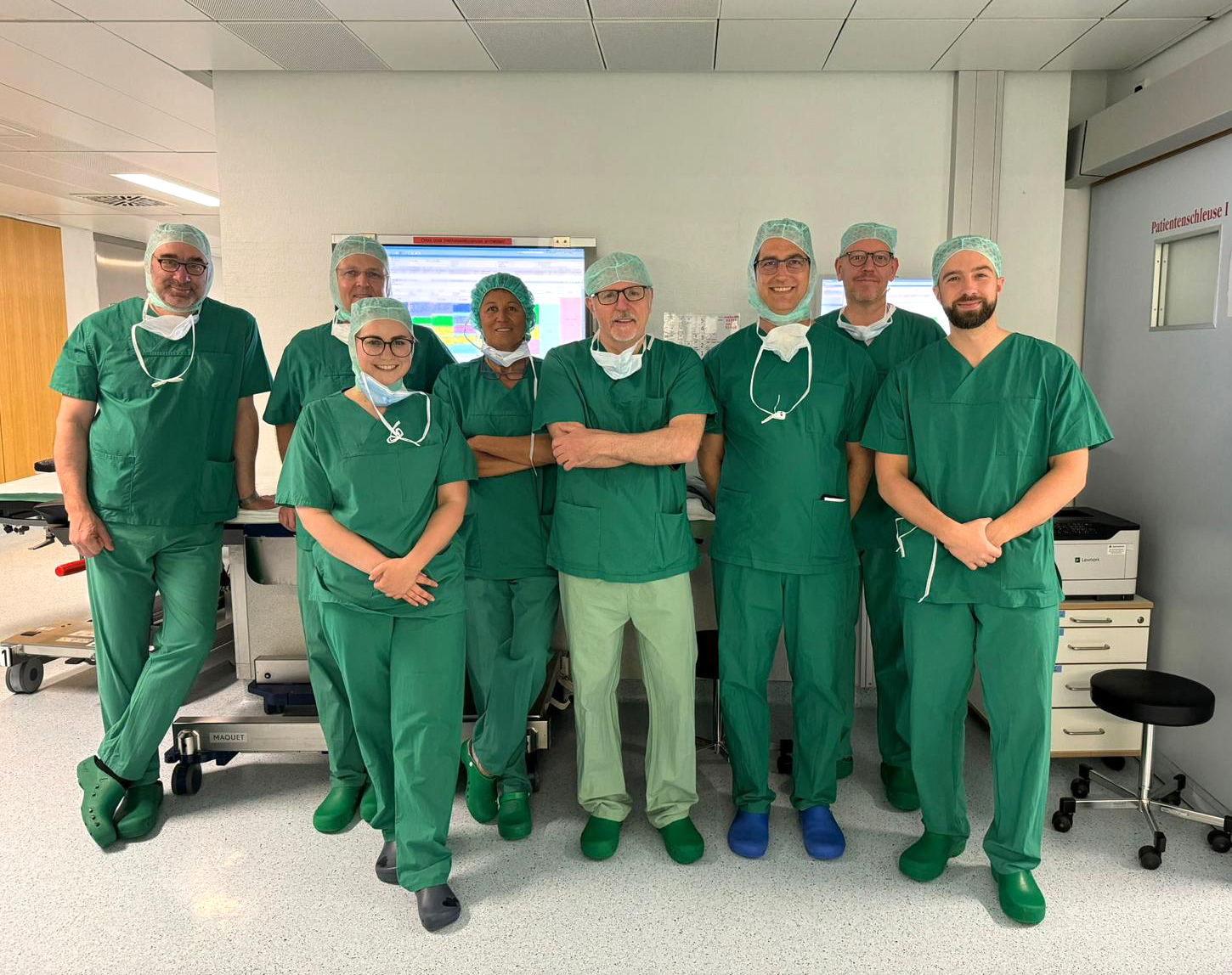 Prof. Dr. med. Dieter Birk und seine Gäste aus dem In- und Ausland