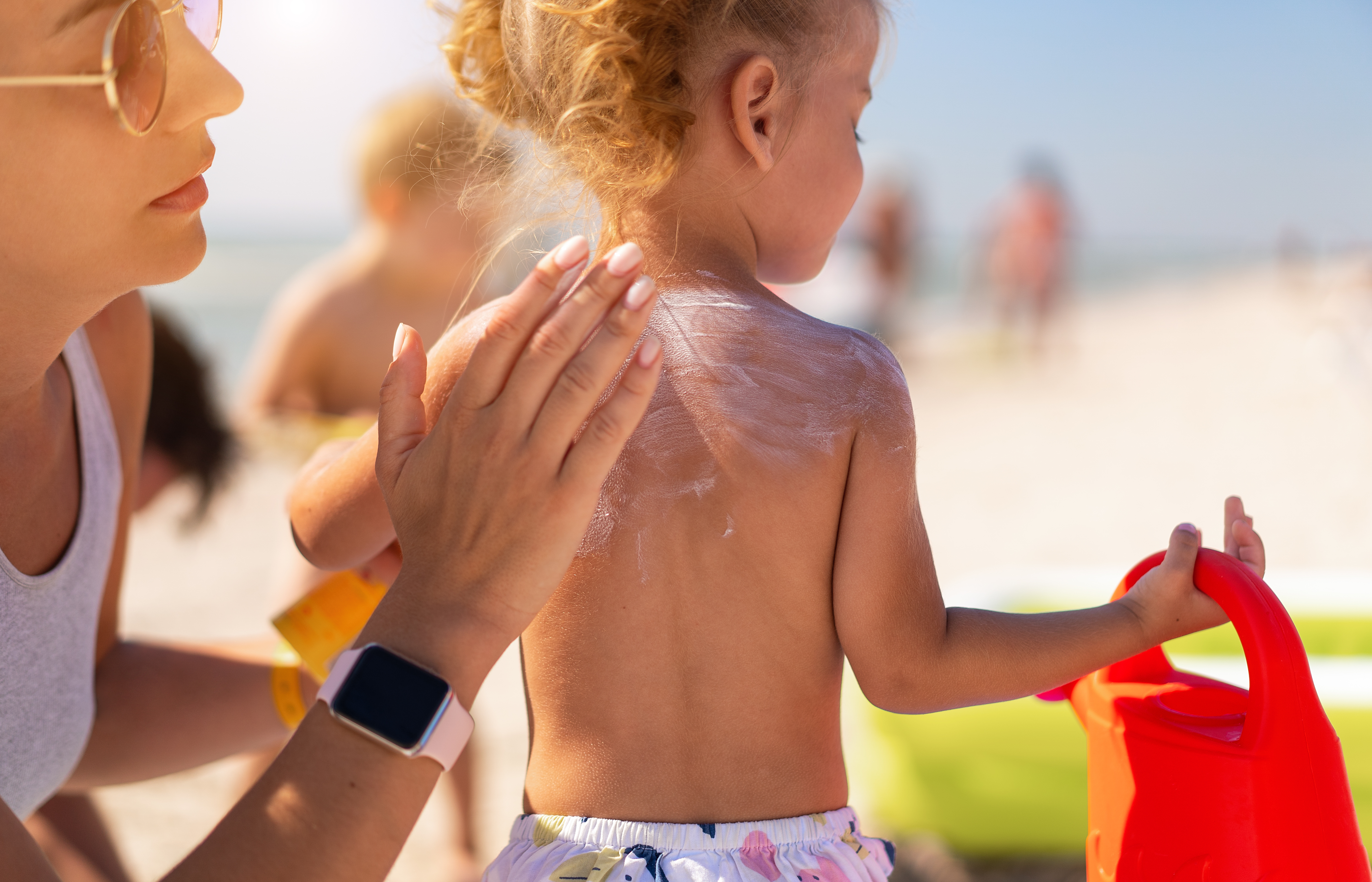 Kind eincremen Sonnencreme