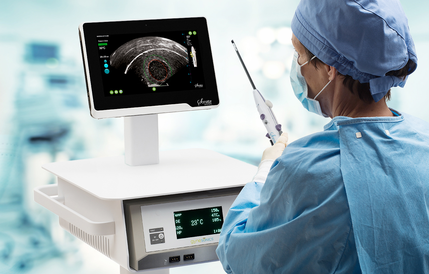 Behandlung von Gebärmutter-Myomen ohne Operation mit Sonata-Gerät Behandlung von Gebärmutter-Myomen ohne Operation mit Sonata-Gerät